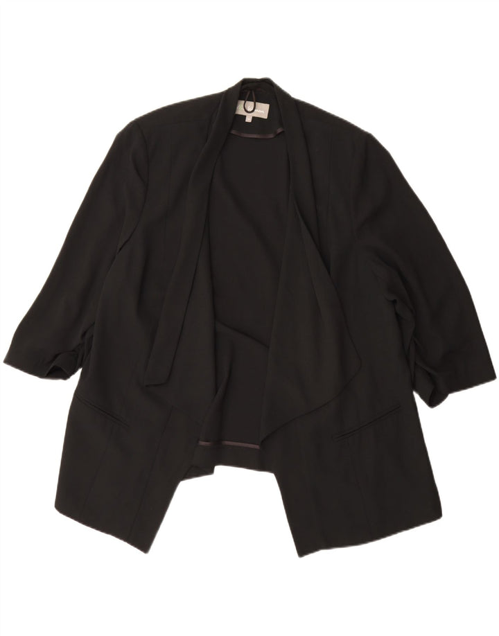 Jachetă pentru femei Marks & Spencer cu mâneci 3/4 deschise, UK 20 2XL Negru