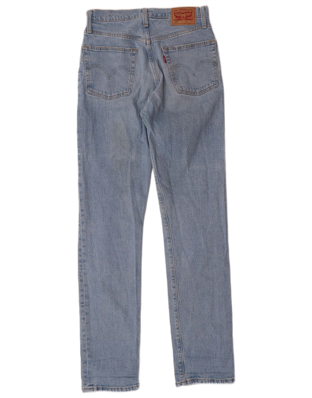 Blugi drepti pentru femei LEVI'S 501 W27 L32 Bumbac albastru