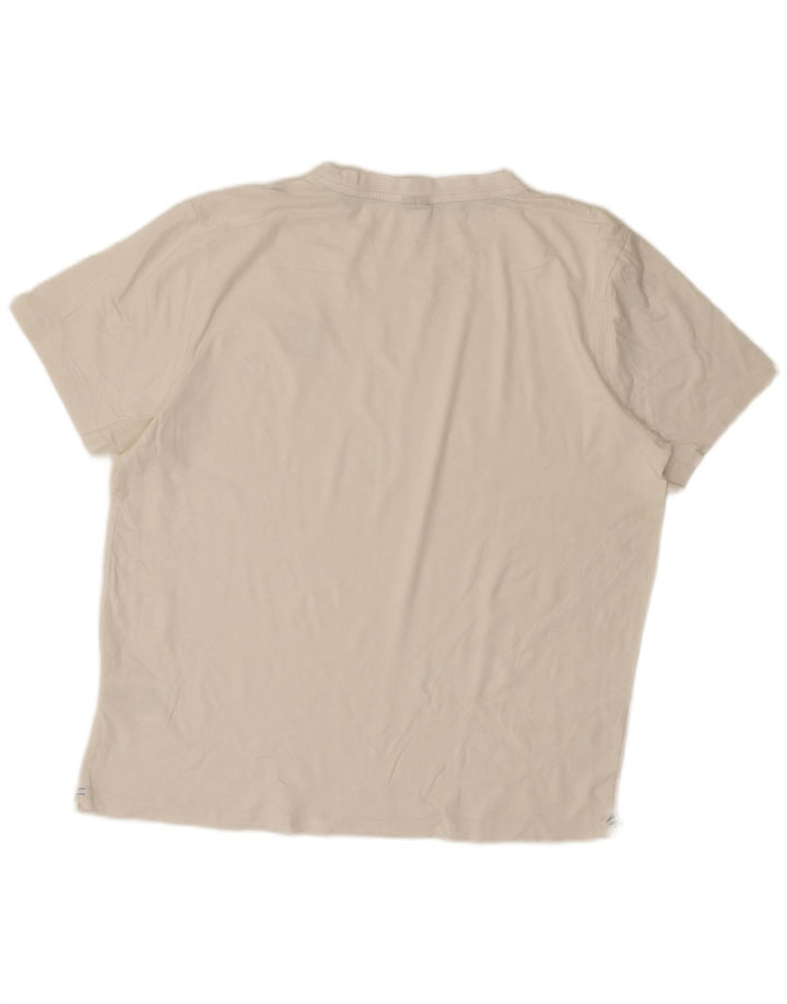 Tricou North Sails pentru bărbați Top mare din bumbac alb