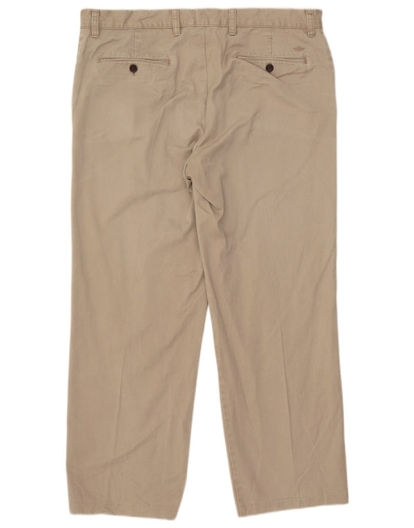 Dockers Pantaloni Chino Drepți Bărbați W38 L29 Bej Bumbac