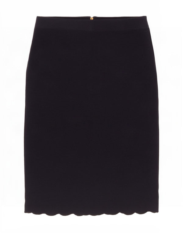 Fusta dreaptă pentru femei Phase Eight UK 12 Medium W32 Poliester bleumarin