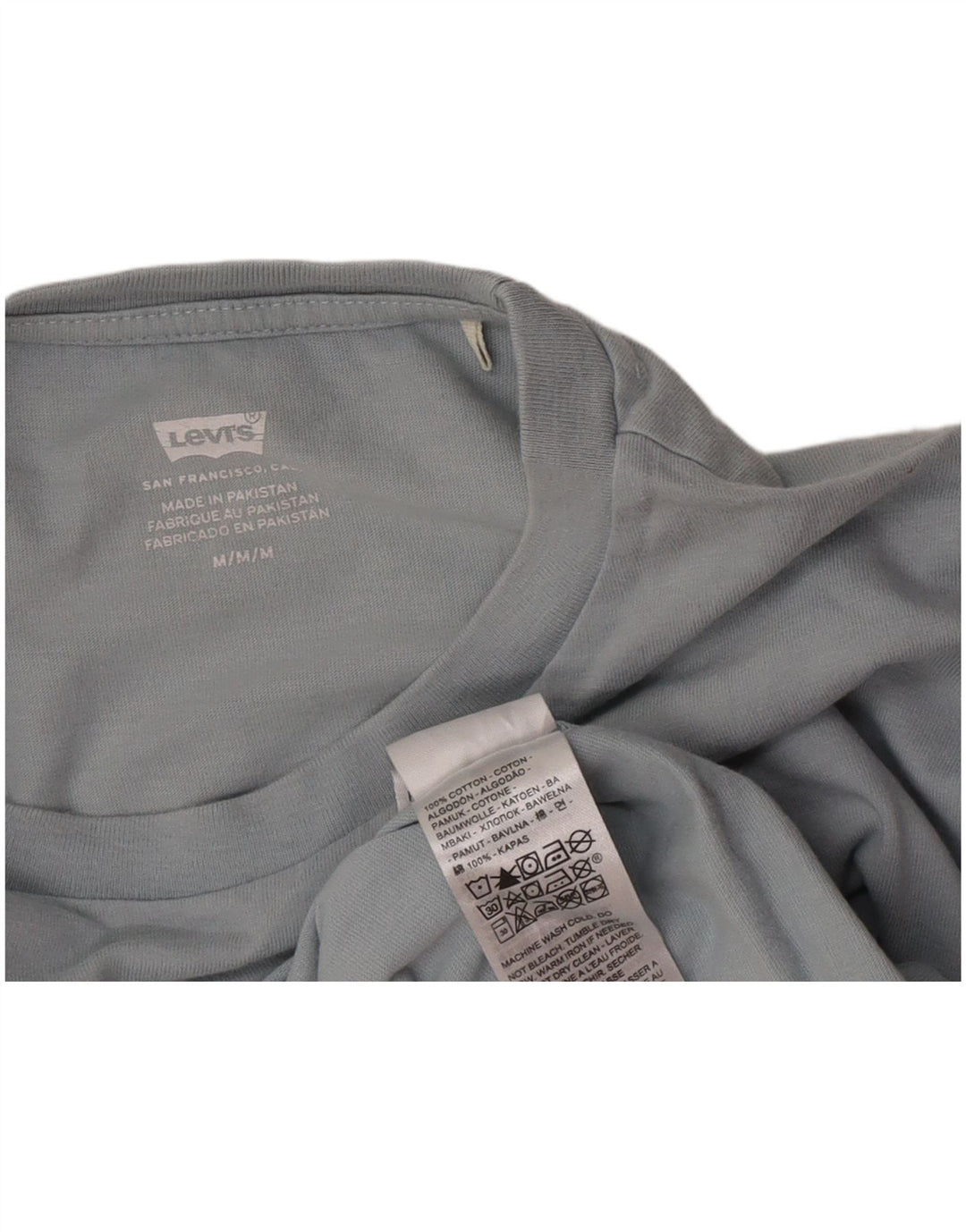 Tricou Levi's Crop Graphic Top pentru femei UK 14 Medium Gri Bumbac