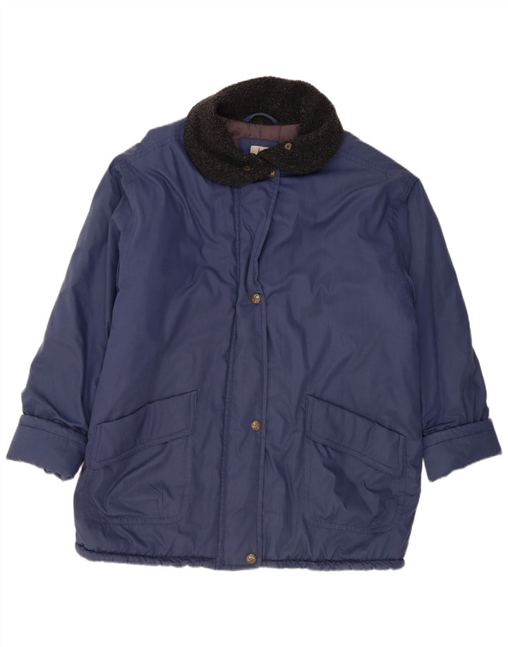 Jachetă de vânt pentru femei VINTAGE UK 20 2XL bleumarin poliester