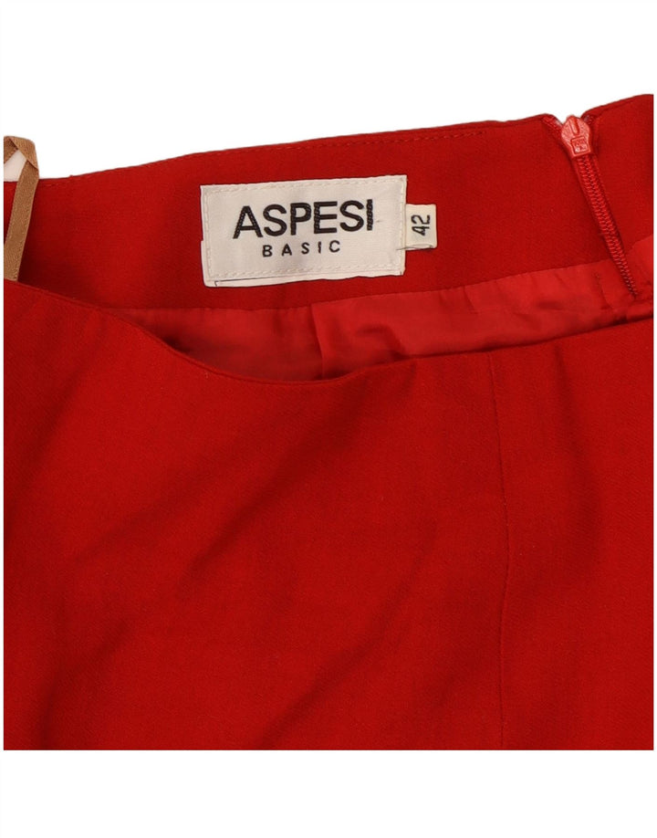 Aspesi Fusta Mini Talie Inalta Femei IT 42 Medium W25 Rosie