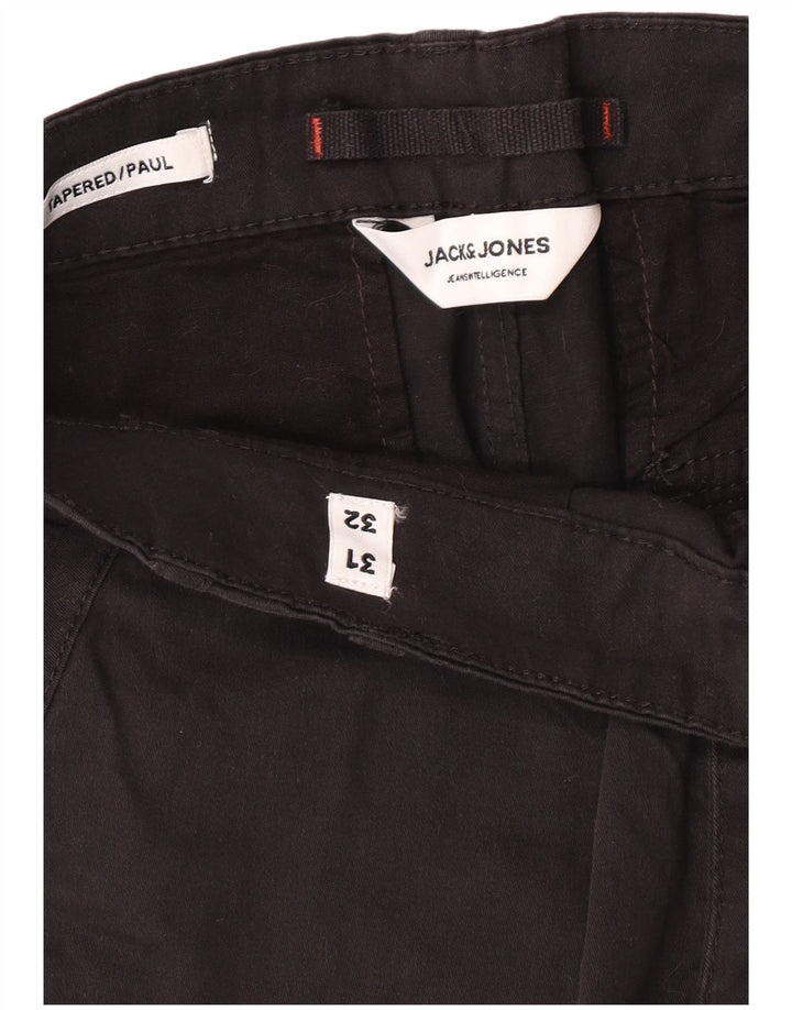 JACK & JONES Pantaloni cargo conici pentru bărbați Paul W31 L32, bumbac negru, clasici