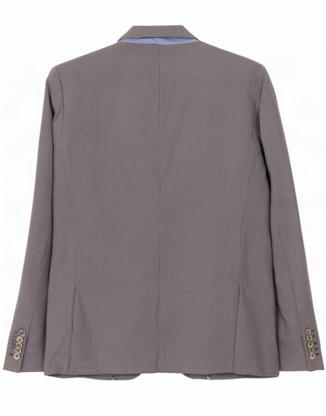 Jachetă Blazer pentru bărbați Zara, cu 2 nasturi, UK 40, bumbac mare gri Houndstooth