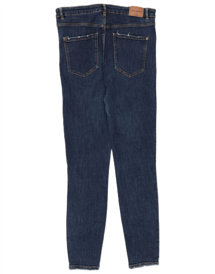 Blugi skinny de damă Zara EU 42 Large W32 L27 Albastru