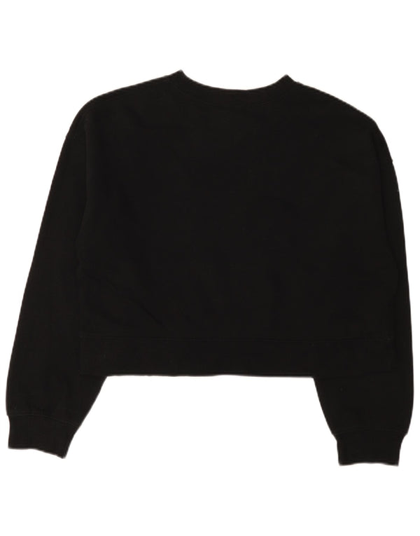 Pulover Oversized Crop pentru Damă Zara UK 10 Mic Negru