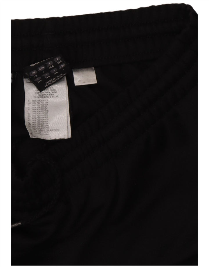 Pantaloni de trening Adidas baieti 13-14 ani poliester negru