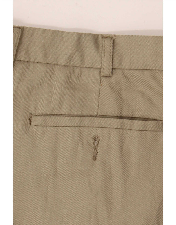 Pantaloni de costum pentru bărbați Marks & Spencer L36 L31 poliester bej