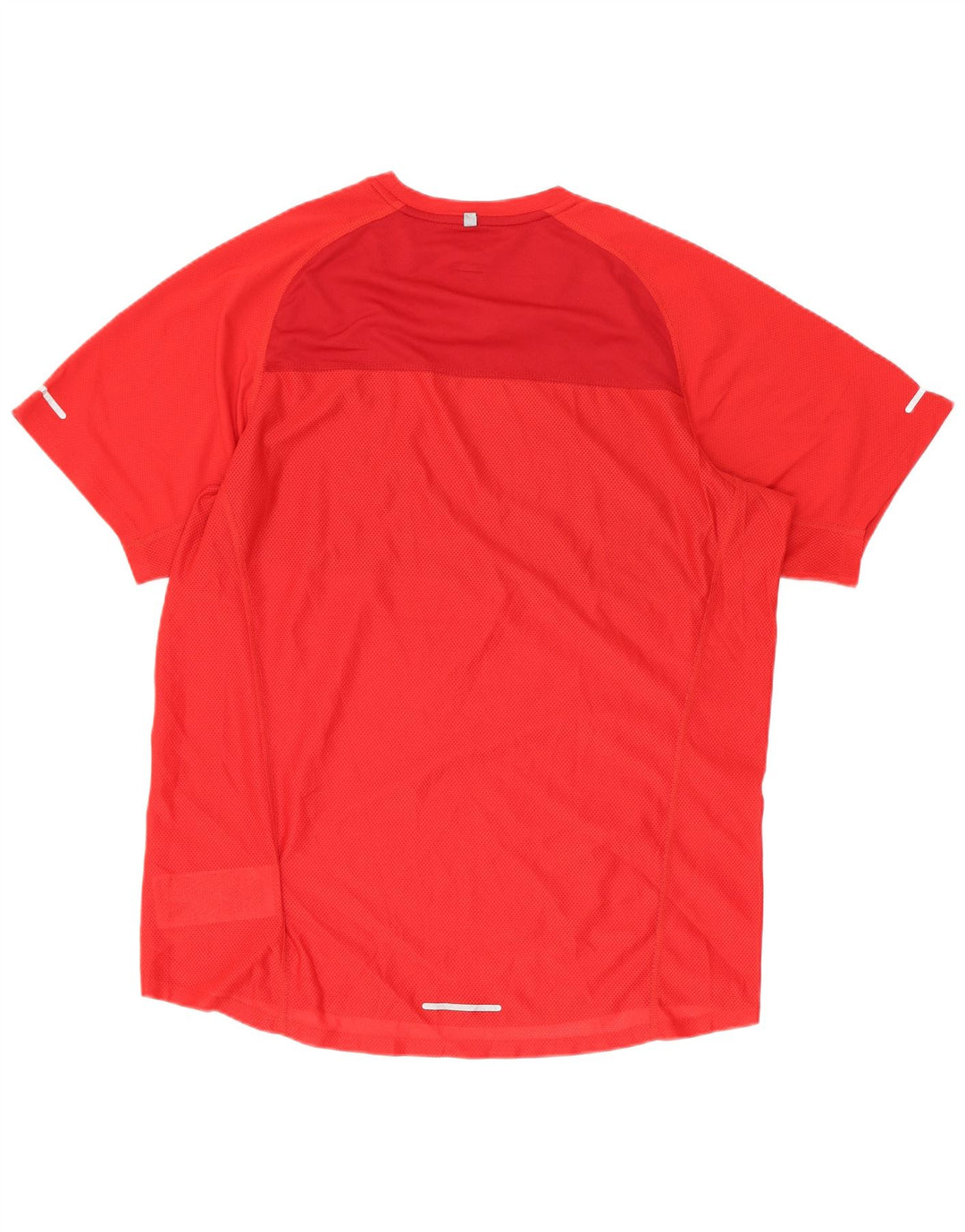 Tricou Nike Dri Fit pentru bărbați Top Mediu Roșu Poliester Colorblock