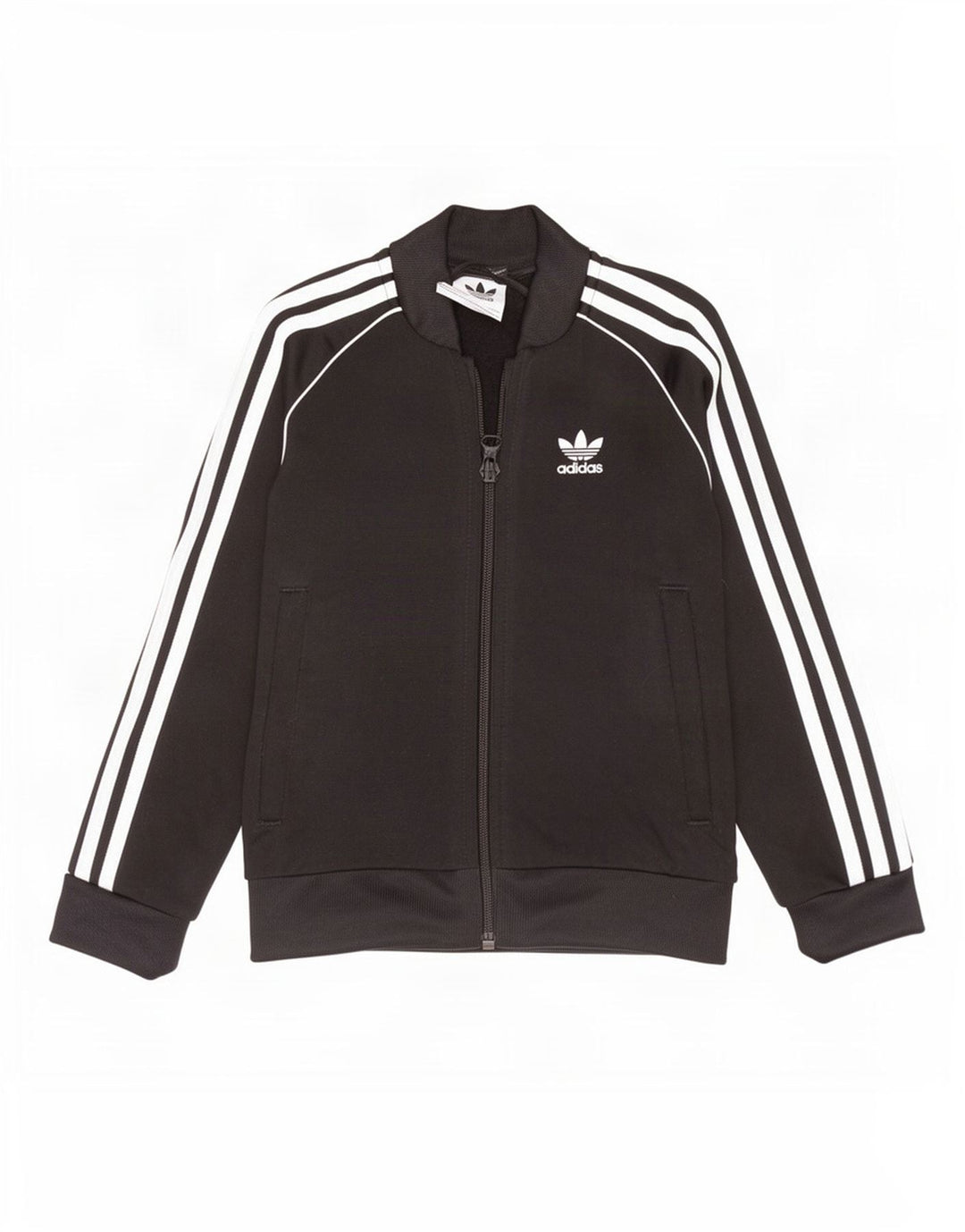 Jachetă Adidas Fete Trening Top 5-6 Ani Negru Poliester