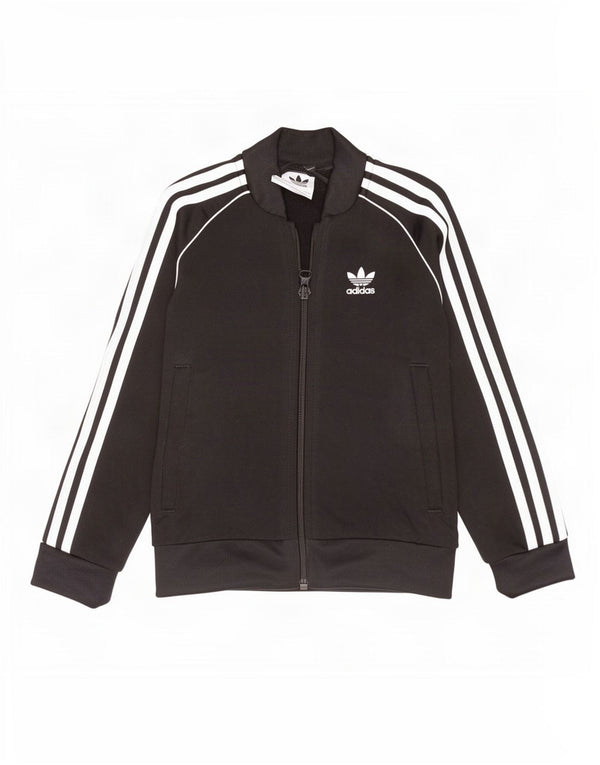 Jachetă Adidas Fete Trening Top 5-6 Ani Negru Poliester