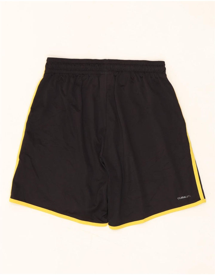 Pantaloni scurți sport Climalite ADIDAS pentru băieți 11-12 ani poliester negru mediu
