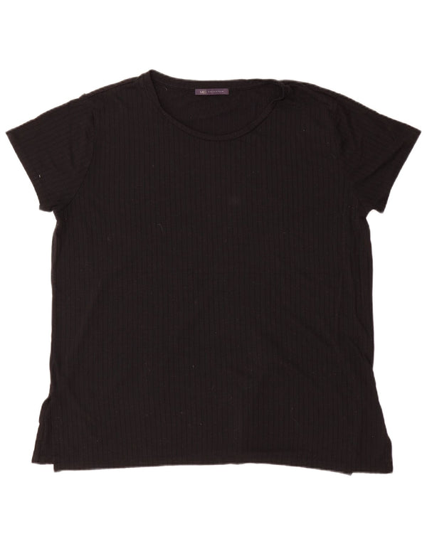 Marks & Spencer Tricou pentru femei Top UK 18 XL Viscoză neagră