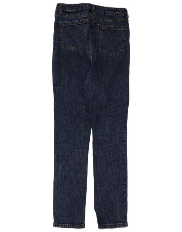 John Lewis Blugi subțiri pentru femei UK 10 Small W28 L29 Blue Bumbac