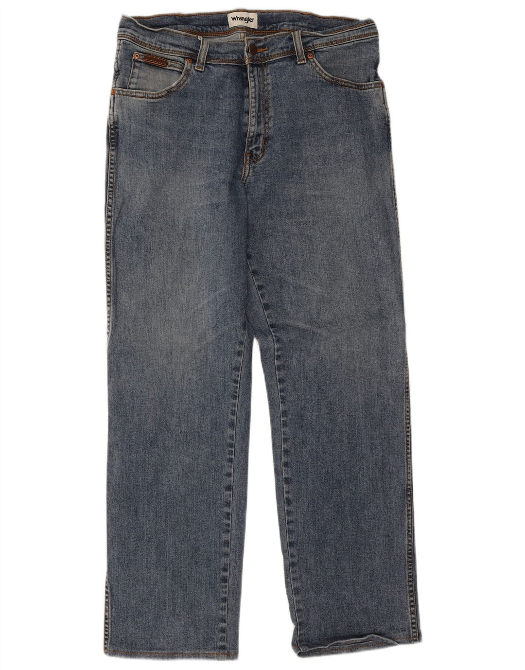 Blugi drepte pentru bărbați Wrangler Texas W34 L29 Bumbac albastru