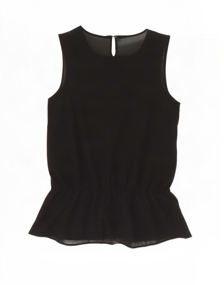 Bluză fără mâneci pentru femei Zara UK 6 XS Poliester negru