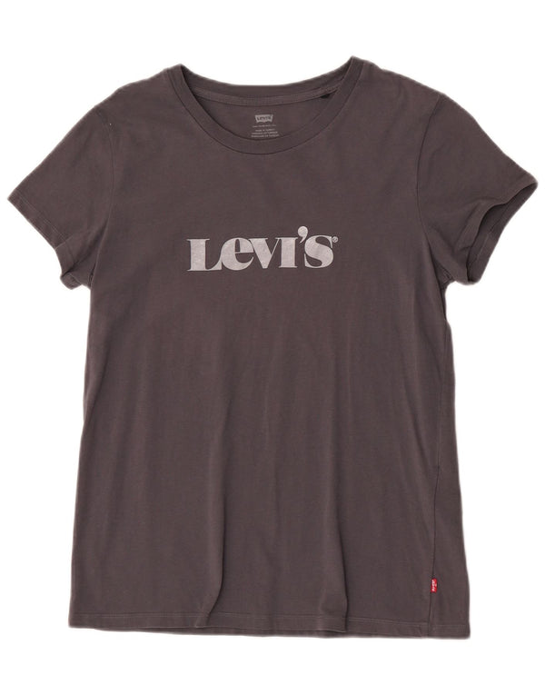 Tricou grafic Levi's pentru femei Top UK 12 Medium Gri Bumbac