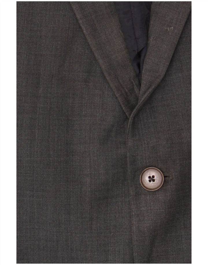 Jachetă pentru bărbați Ted Baker, slim fit, cu 2 nasturi, UK 44 2XL, lână gri