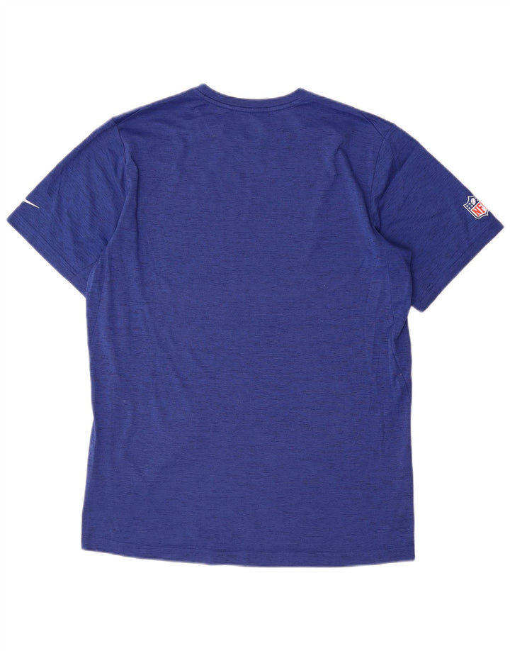 Tricou grafic pentru bărbați NIKE Top Medium Blue Poliester