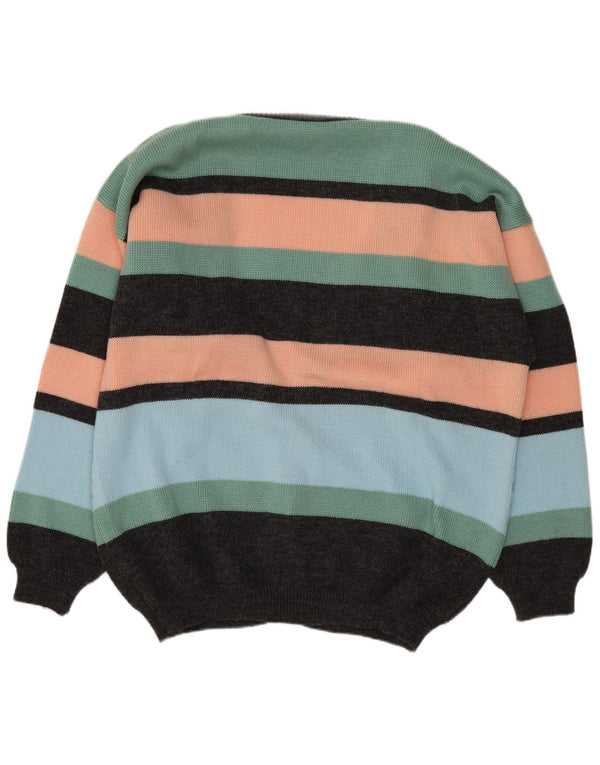 Pulover cardigan pentru bărbați VINTAGE IT 52/54 Fair Isle, mare, multicolor