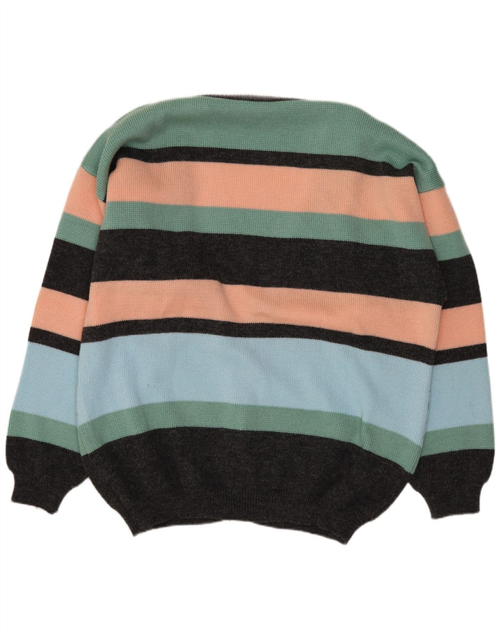 Pulover cardigan pentru bărbați VINTAGE IT 52/54 Fair Isle, mare, multicolor