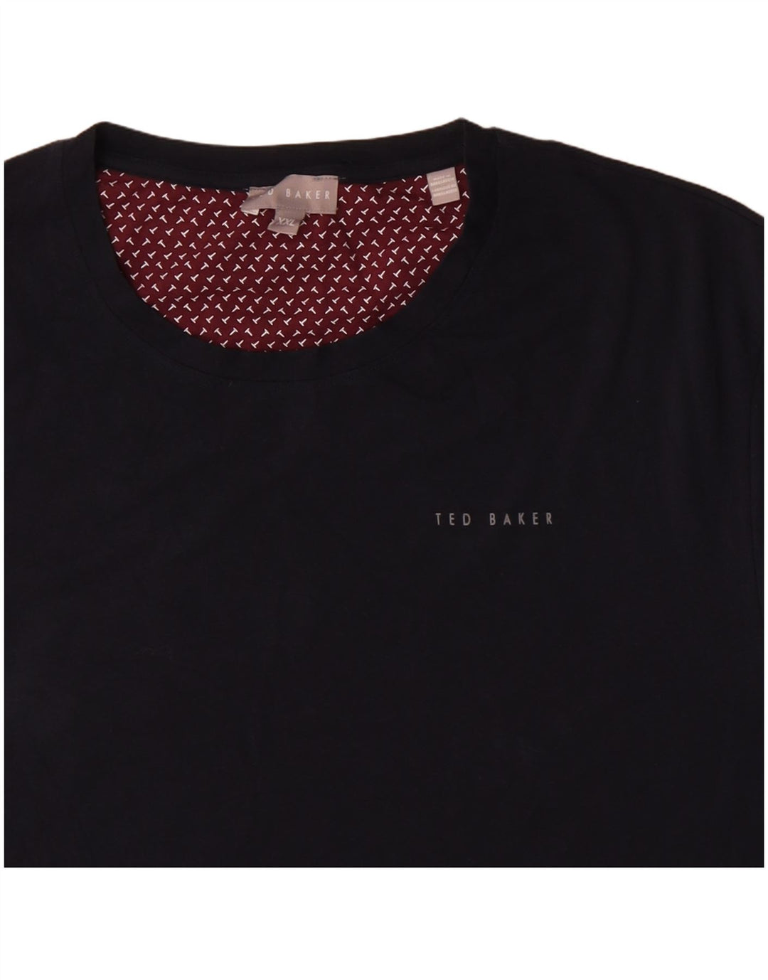 Ted Baker Tricou Bărbați Top 2XL Bumbac Bleumarin