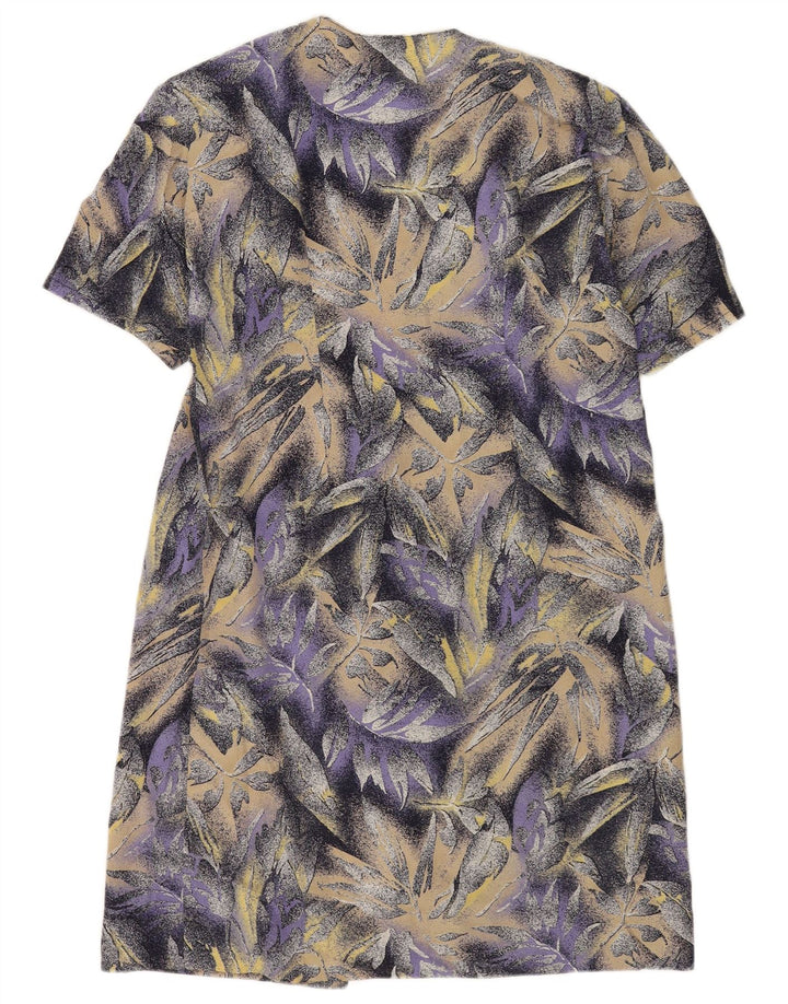 Rochie de damă Vintage Shift UK 14 Medium Purpuri Floral
