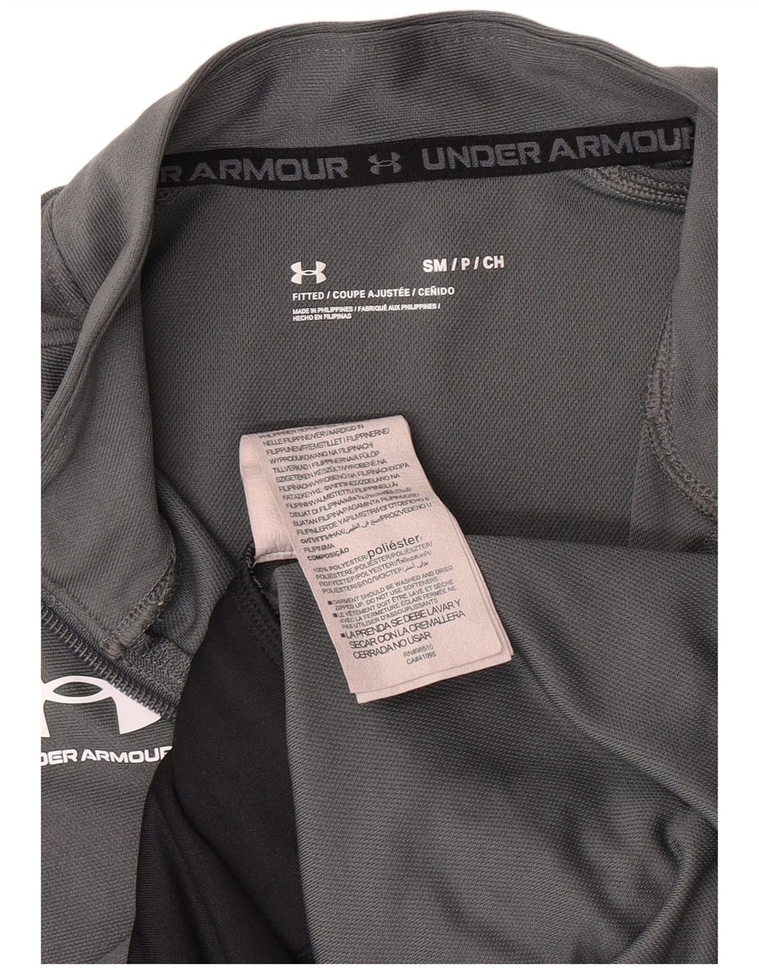 Jachetă de trening pentru femei UNDER ARMOUR UK 10 Poliester gri mic