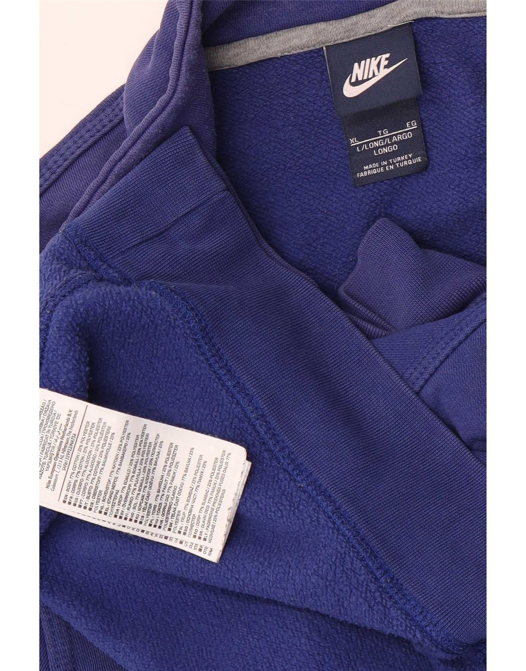 Jachetă de trening pentru bărbați Nike XL, bumbac, albastru