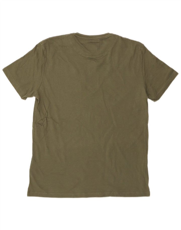 GAS tricou grafic pentru bărbați Top mare bumbac kaki