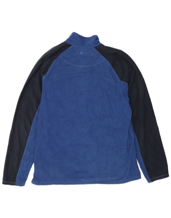 Jachetă polară pentru bărbați Mountain Warehouse UK 42 XL, albastru, poliester color bloc