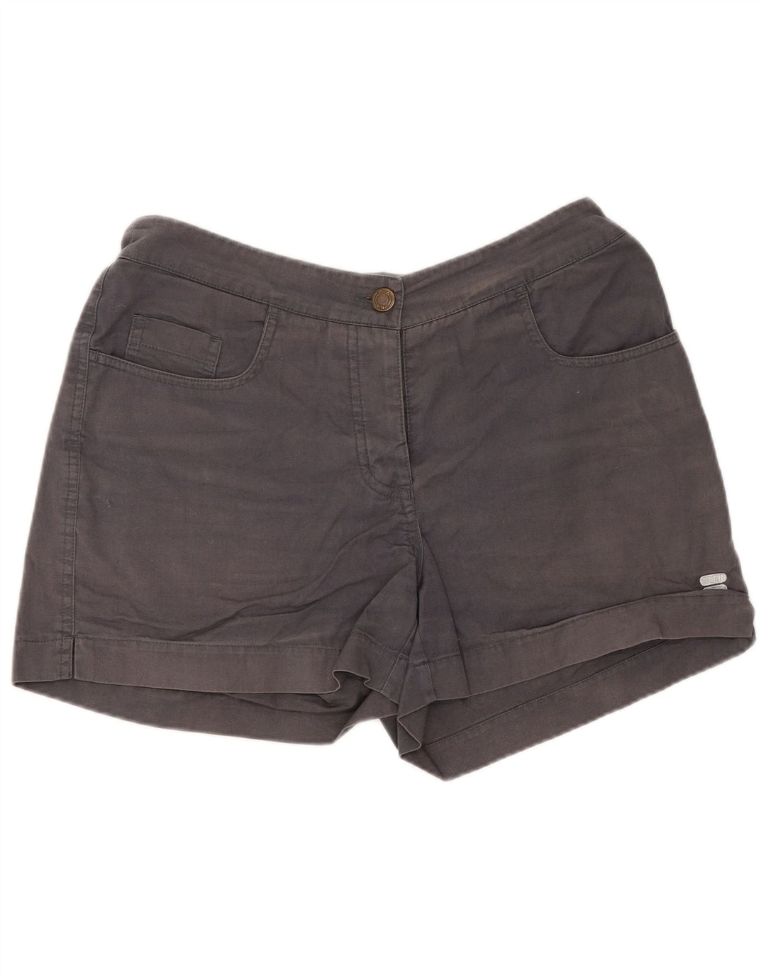 Pantaloni scurti cargo pentru femei Fila Medium W28 Gri Bumbac