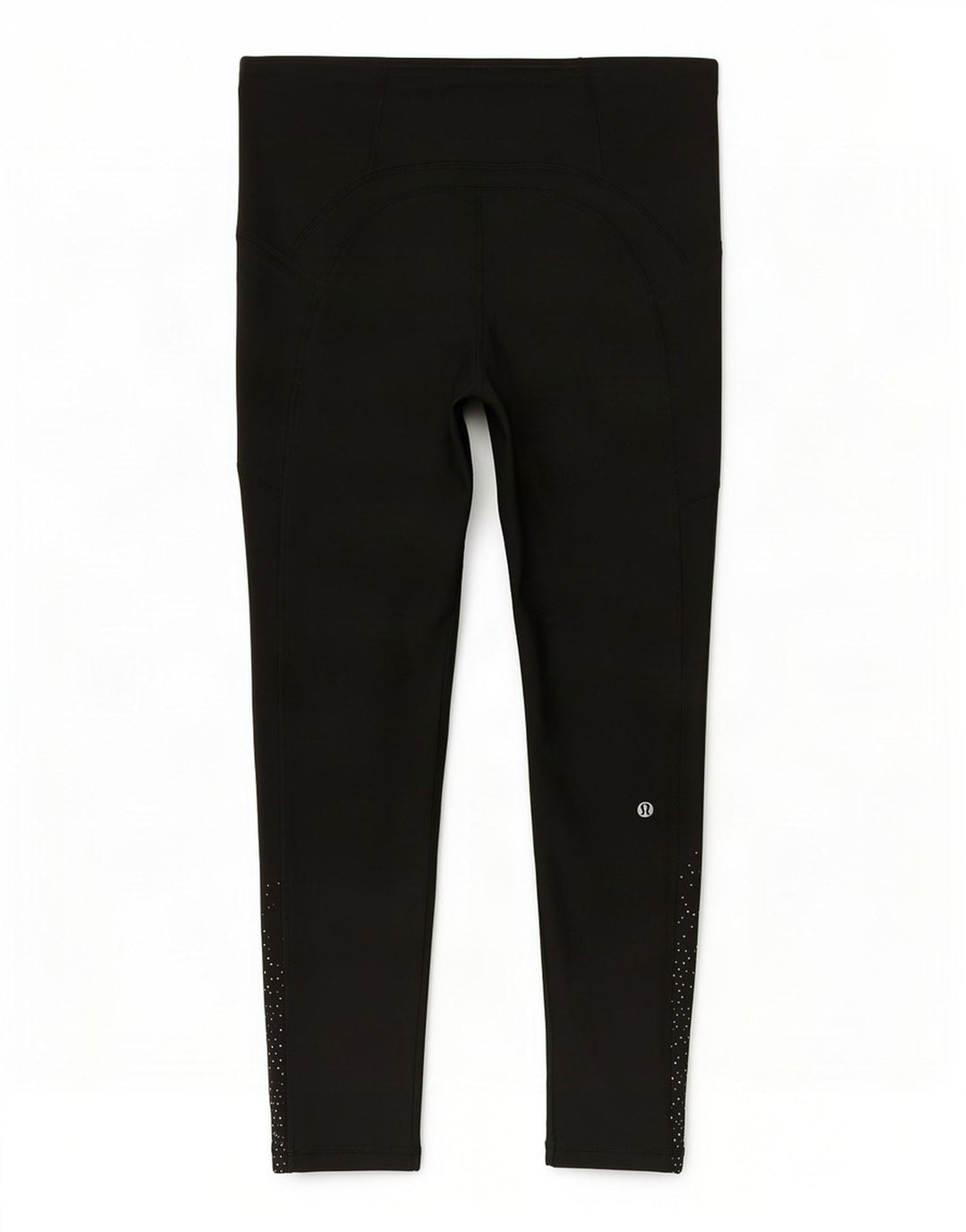 Leggings Crop Lululemon pentru femei US 10 Large Black Spotted