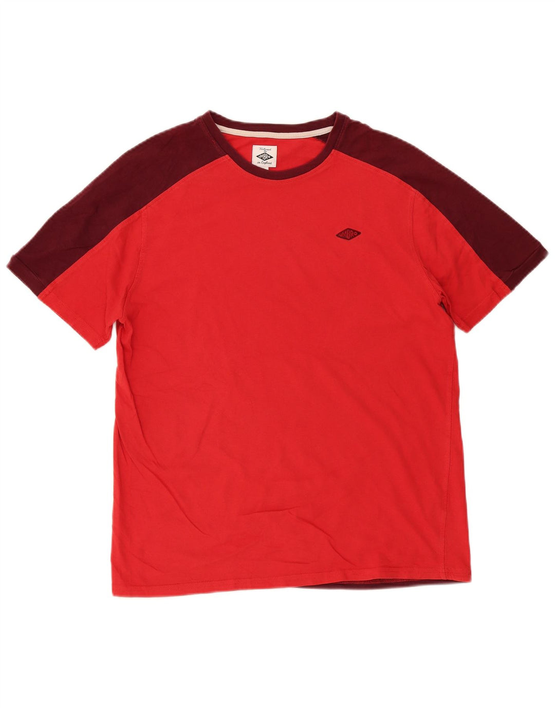 Tricou Umbro pentru bărbați Top mare roșu Colorblock