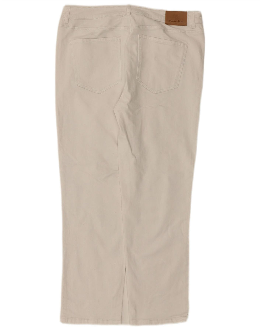 Massimo Dutti Blugi Drepți Femei EU 42 Large W32 L26 Alb