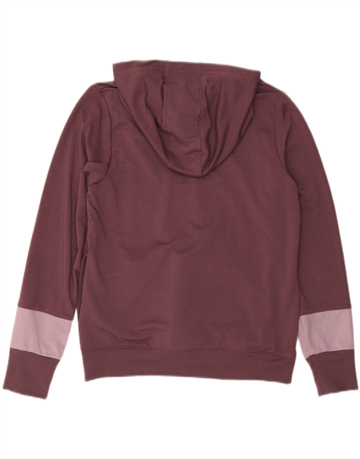 Pulover cu capotă cu fermoar pentru femei UNDER ARMOUR UK 14 Medium Maroon Colorblock