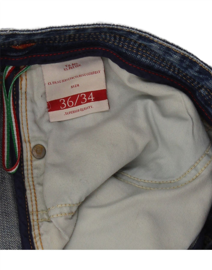 JAGGY Mens Straight Jeans W36 L34 Blue Cotton Vintage Jaggy and Second-Hand Jaggy from Messina Hembry 