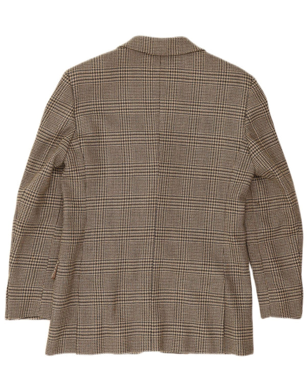 Jachetă Blazer de weekend pentru femei Max Mara UK 10 mic maro Houndstooth