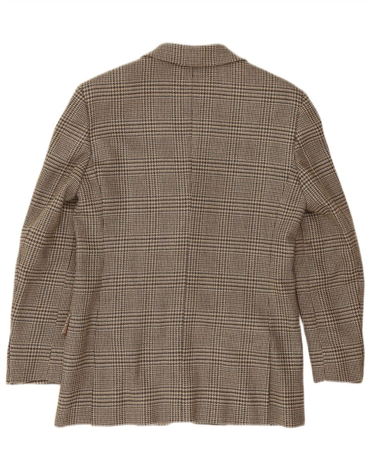 Jachetă Blazer de weekend pentru femei Max Mara UK 10 mic maro Houndstooth
