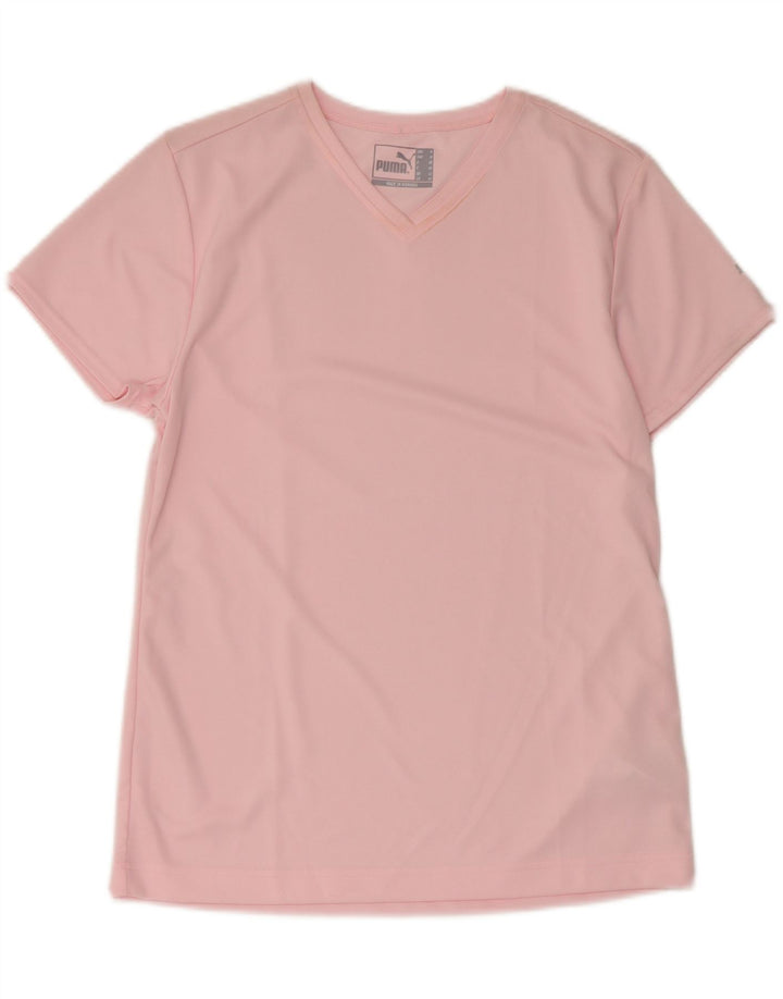 Tricou Puma Femei Top UK 12 Medium Pink Poliester