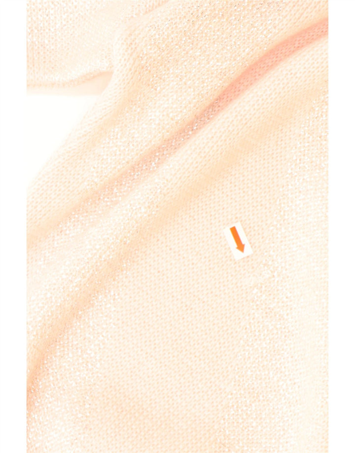 YESSICA Pulover pentru femei cu gât de barcă EU 44 XL roz chevron acrilic