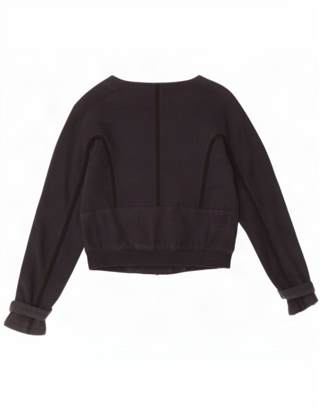Jachetă Bomber Crop pentru Damă Armani Exchange UK 10 Bumbac Negru Mic