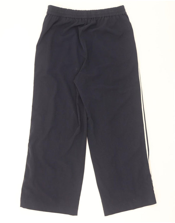 Marks & Spencer Pantaloni casual cu talie înaltă pentru femei UK 16 Large W30 L30 Bleumarin