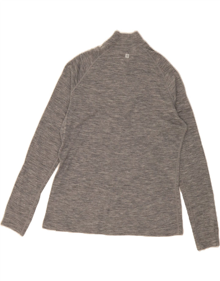 MOUNTAIN WAREHOUSE Womens Zip Neck Pullover Tracksuit Top UK 18 XL Grey Vintage Mountain Warehouse and Second-Hand Mountain Warehouse from Messina Hembry 