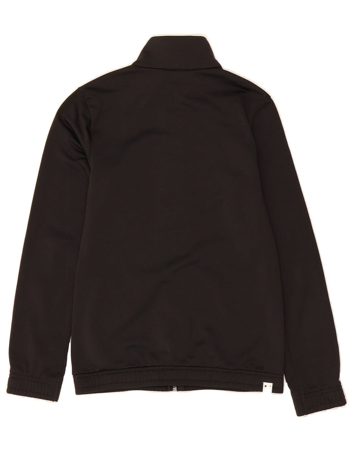 PUMA Boys Tracksuit Top Jacket 11-12 Years Large  Black Colourblock Vintage Puma and Second-Hand Puma from Messina Hembry 
