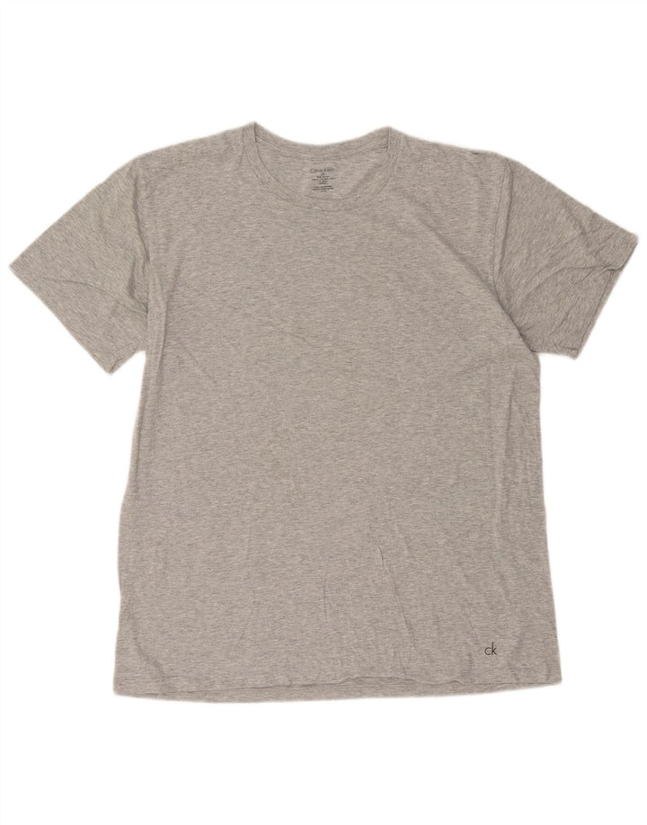 Tricou Calvin Klein pentru bărbați Top mare, gri cu pete