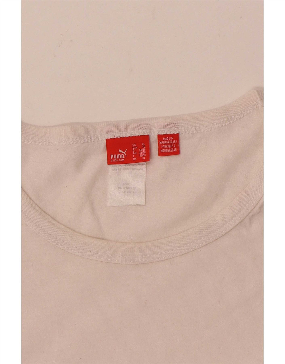 Tricou pentru bărbați Puma Top XL Bumbac alb