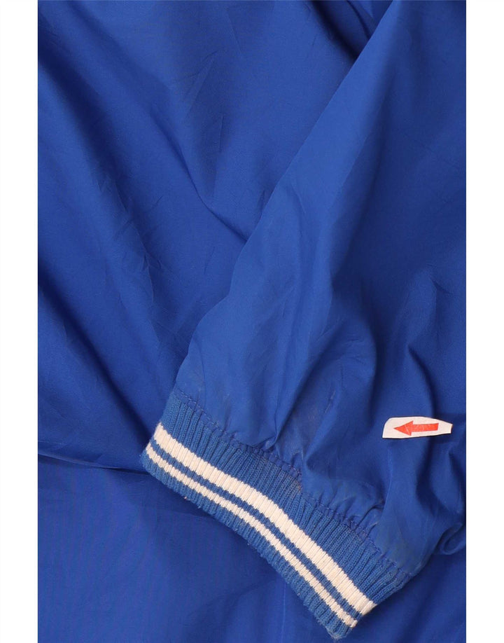 Jachetă de trening cu pulover grafic Reebok pentru bărbați, XL, poliester, albastru